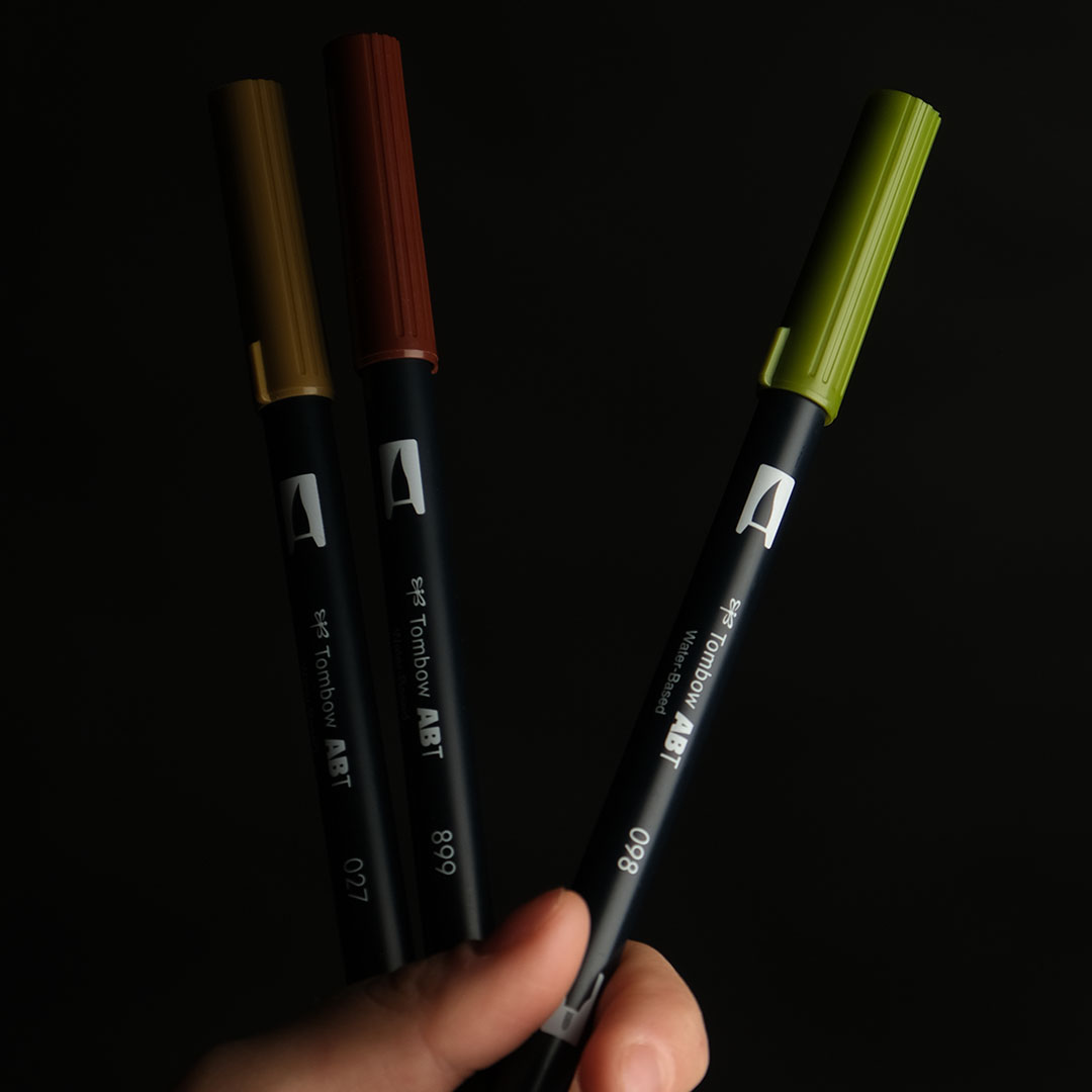Tombow ABT dual brush tip i Fotostudion hos Cria