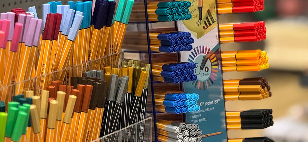 Stabilo Point 88 i Crias butik i Linköping 