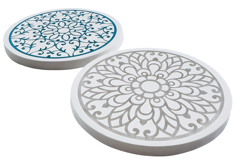 Plexiglas XT ingjuten i Acrylic Resin Nr 1