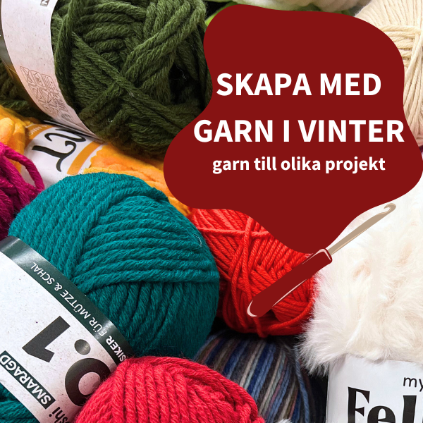 Skapa med våra garner i vinter