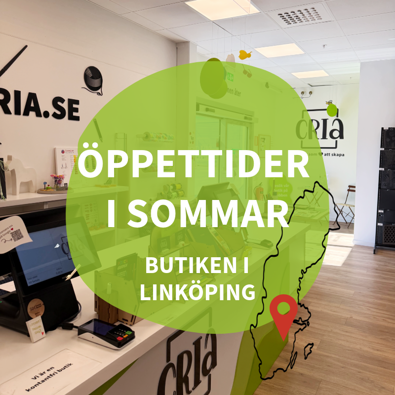 Öppettider i sommaren i butiken 