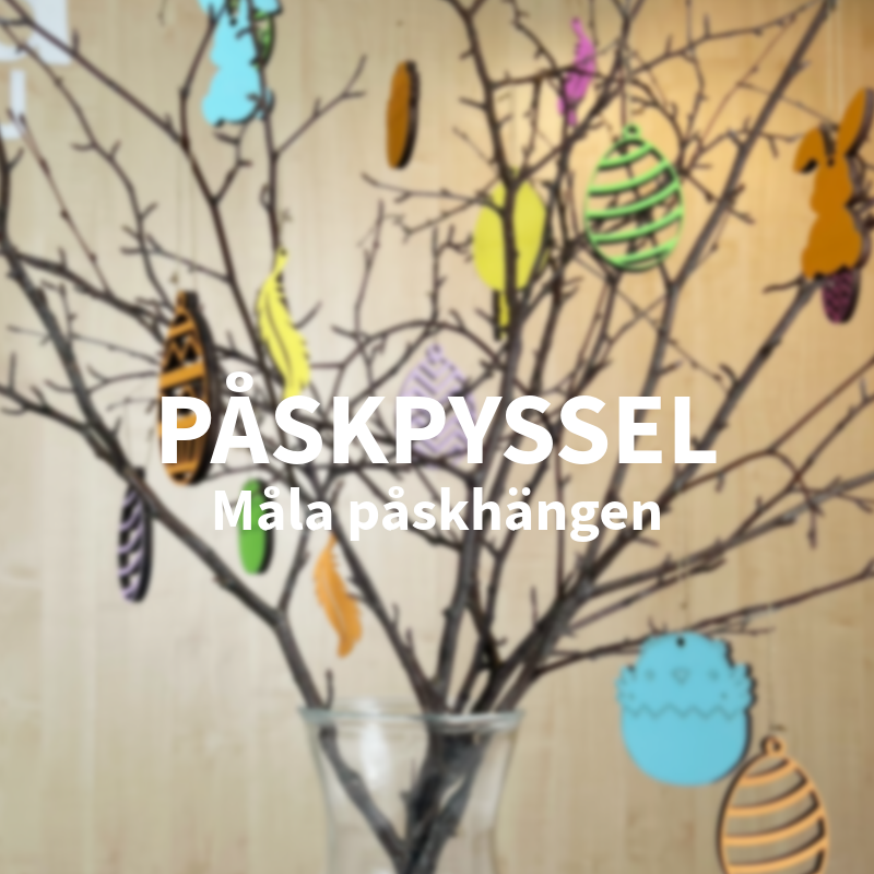 Påskpyssel Event måla påskhängen
