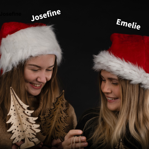 Emelie och Josefine på cria 