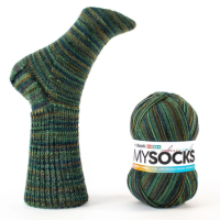 Stickade sockor med Mysocks