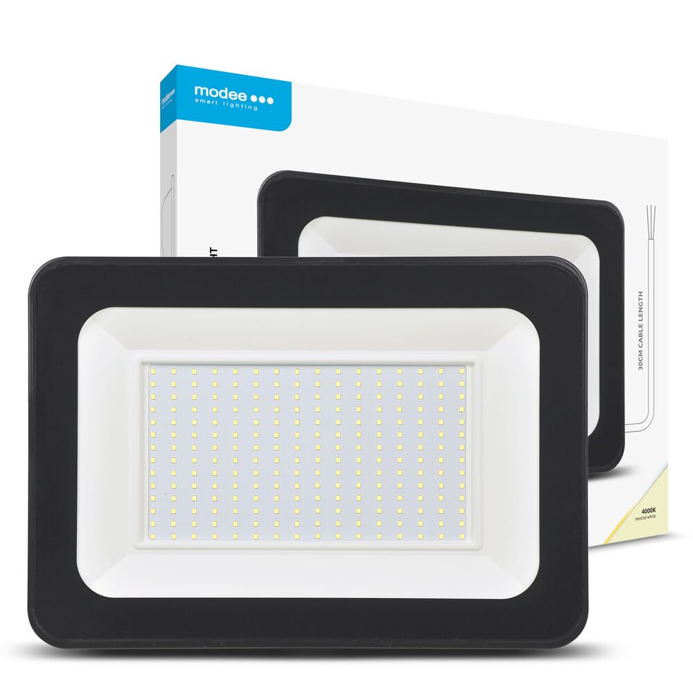 Modee Lighting LED strålkastare 200W | Neutralvit 4000K | IP65