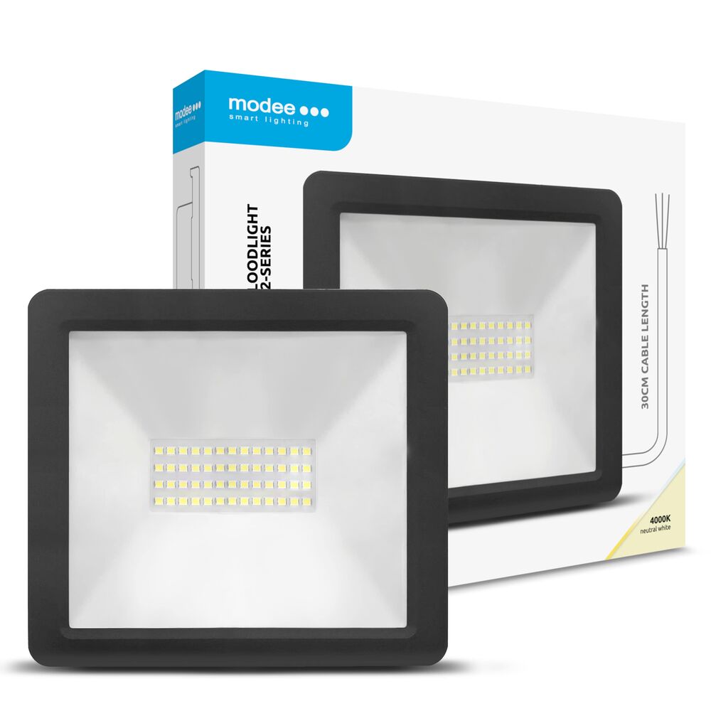 Modee Lighting LED strålkastare 50W | Neutralvit 4000K | IP65