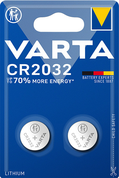 Varta Lithium knappcell CR2032 2-pack (10p/fp)