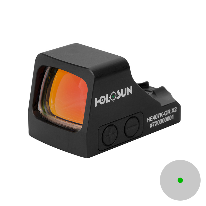 HOLOSUN HE407K GR-X2, Green Dot/Shake Awake