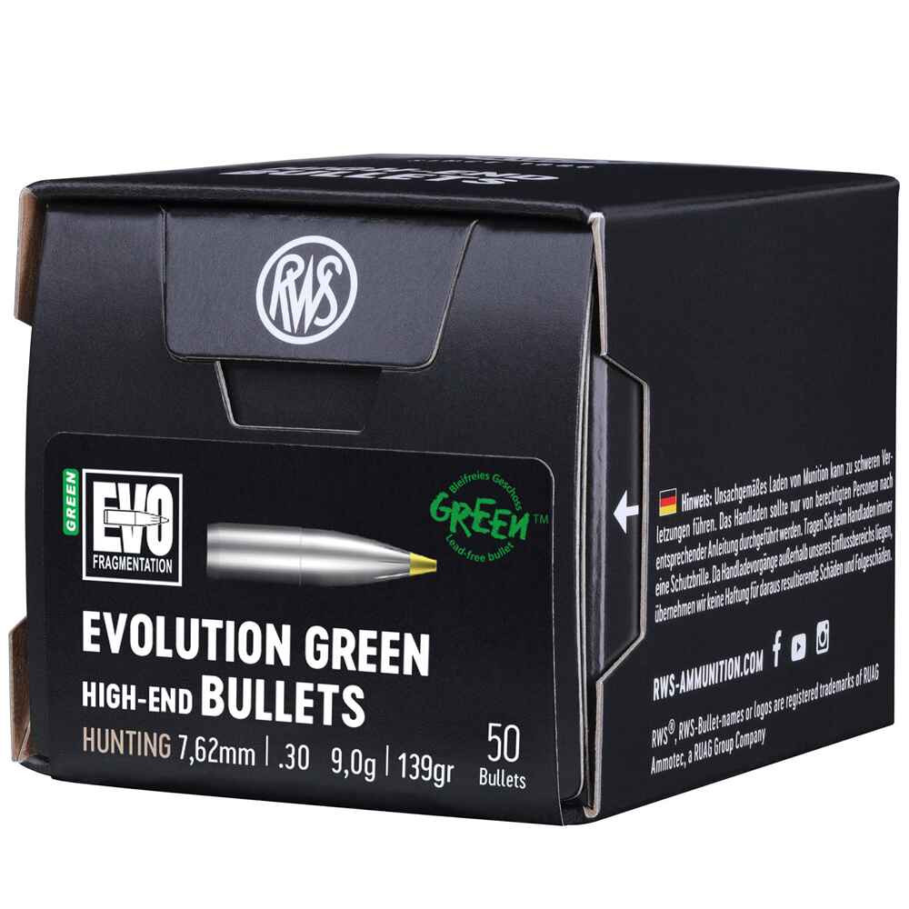 RWS - KULOR - EVOLUTION GREEN (270 Win - (6.2g/96gr))