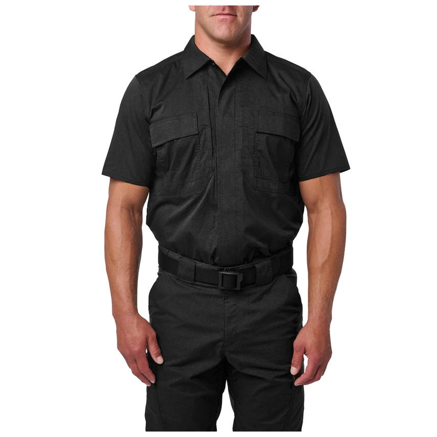 5.11 FLEX-TAC TDU RP SS SHIRT - BLACK (Black S Regular)