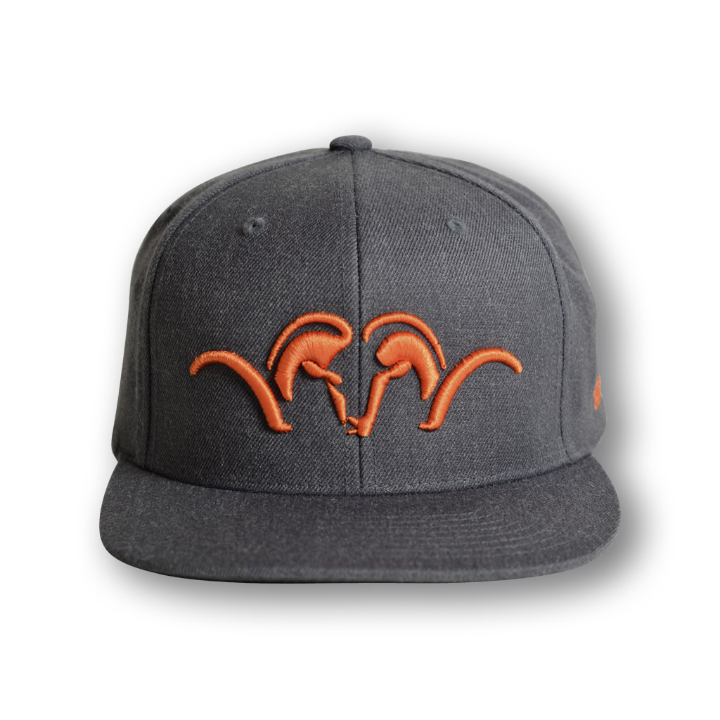 Blaser Keps "Flat" Snapback Grå/Orange