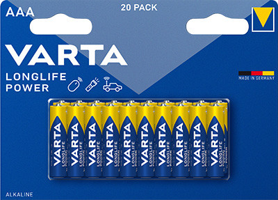 Varta Longlife Power AAA 20-pack (10p/fp)