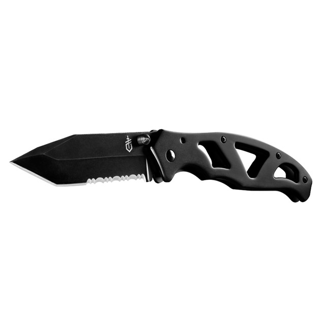 Gerber Paraframe II Tanto fällkniv tandad svart