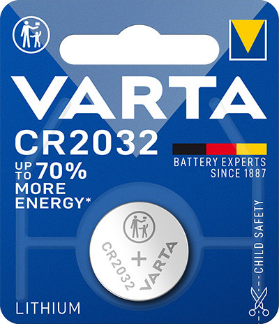 Varta Lithium knappcell CR2032 (10p/fp)