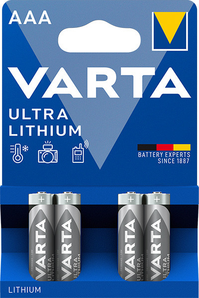 Varta Ultra Lithium AAA 4-pack (10p/fp)