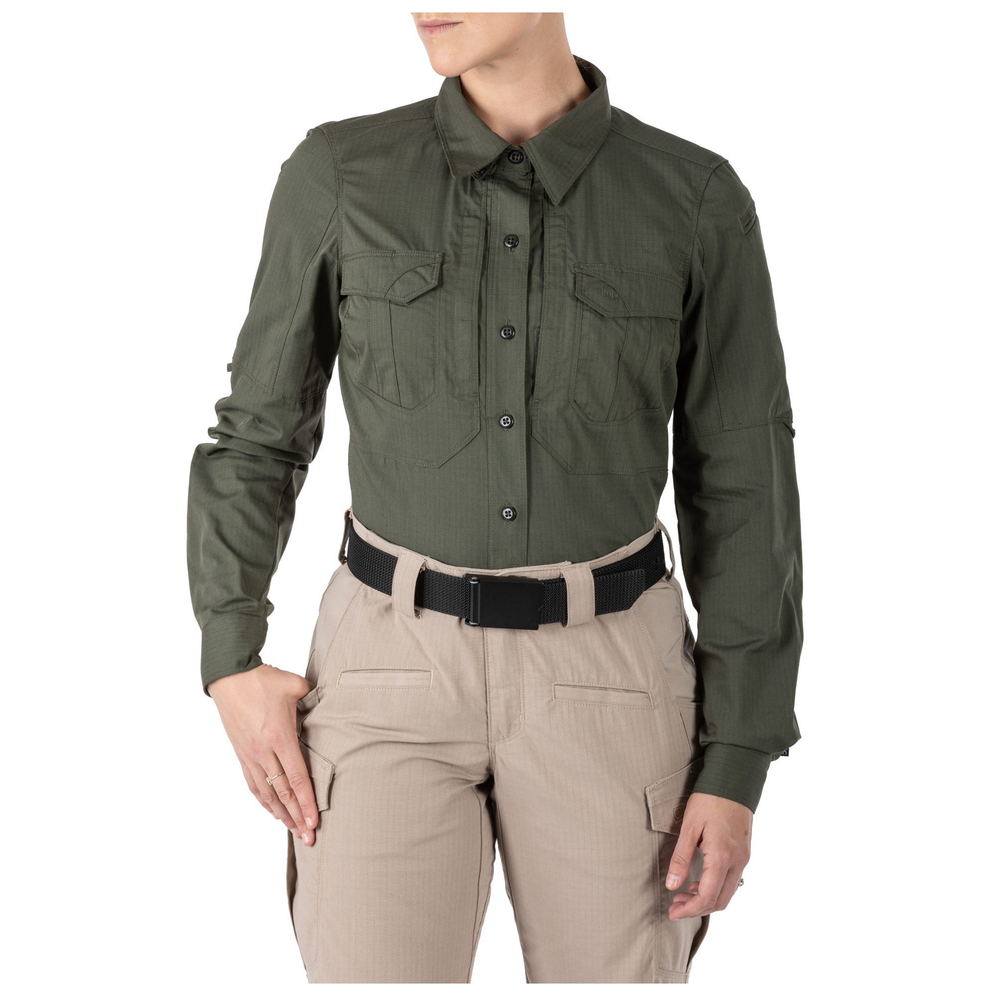 5.11 WOMEN'S STRYKE LONG SLEVE SHIRT (TDU Green S)