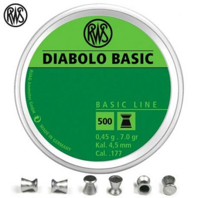 BASIC-L DIABOLO 4.5MM 0.45G 500PC