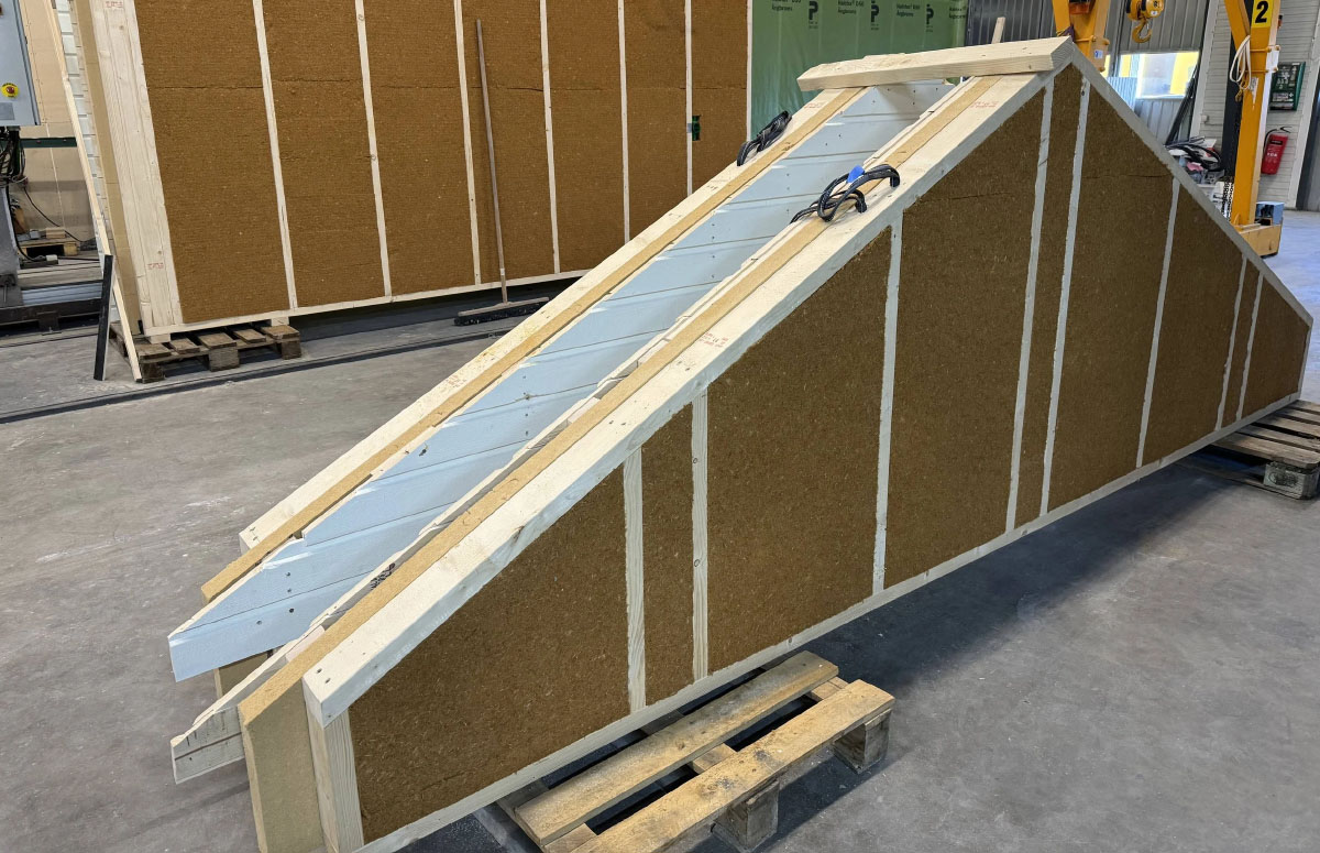 Biofibre - väggsystem med trä- och hampafiber