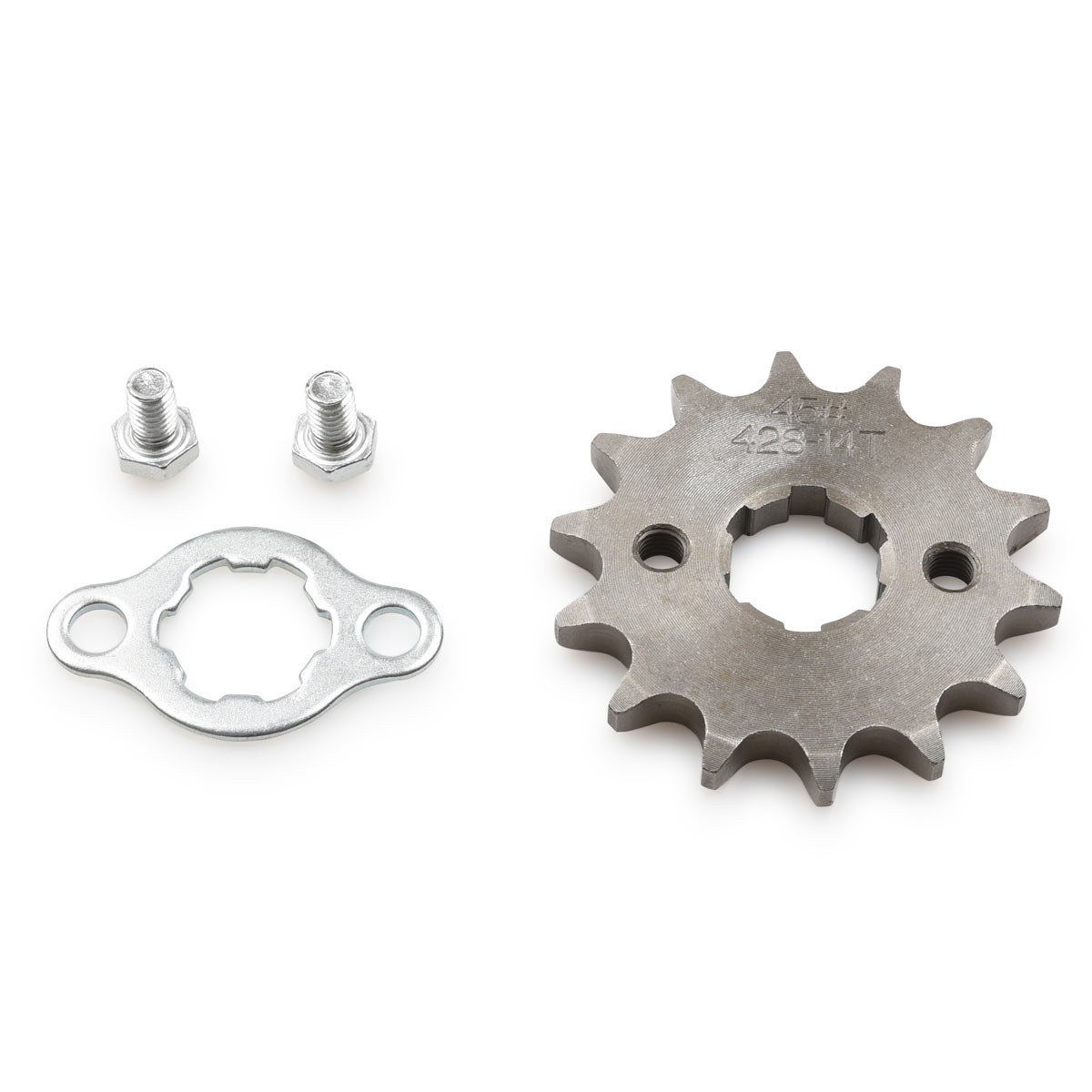1 Set 428 15T 20mm Anteriore Motore Pignone Per Sporco - 11