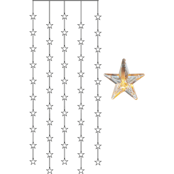 Star Curtain ljusgardin