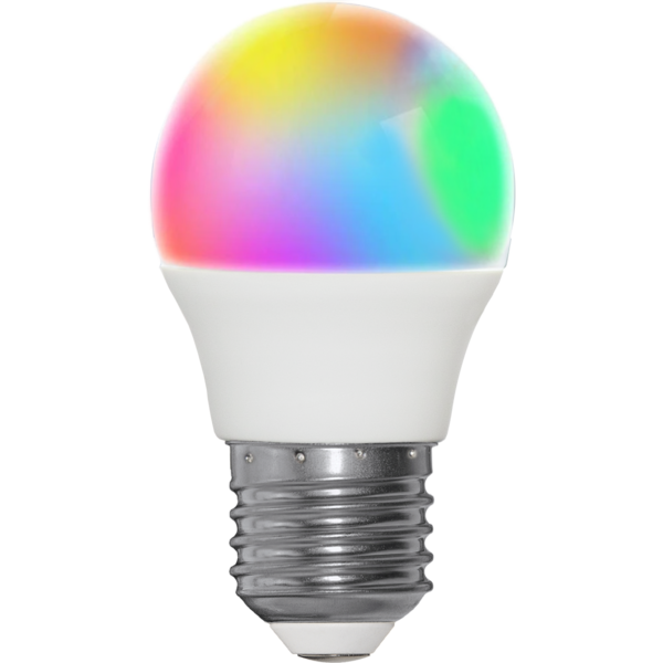 Klotlampa E27 827 4,9W Smart RGB+W