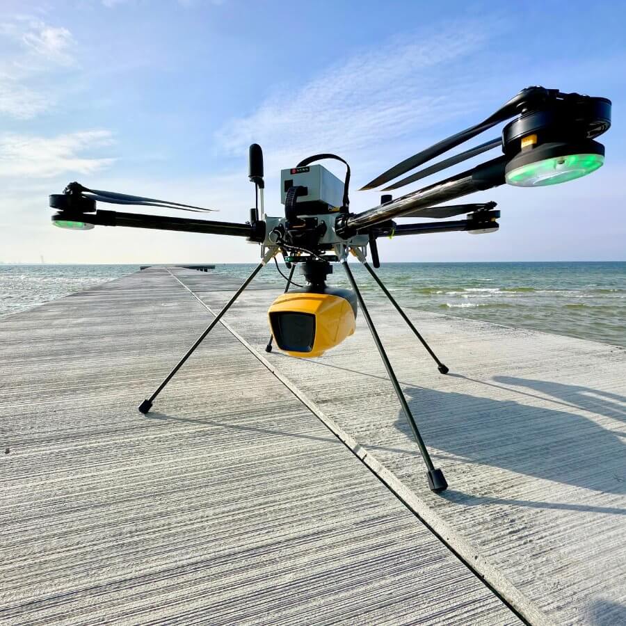 YellowScan Navigator på Hexadrone Tundra 2