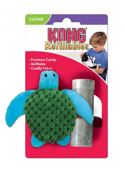 KONG Leksak Refillables Turtle Flerfärgad 10cm