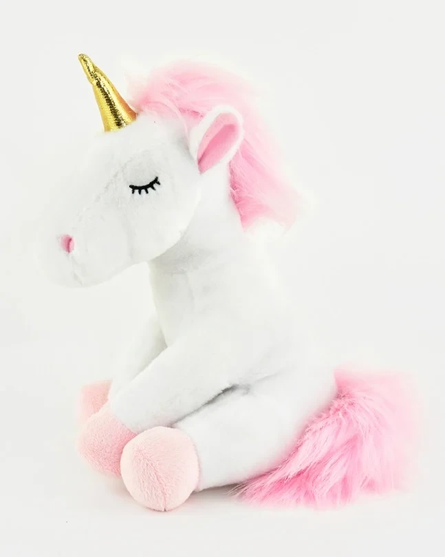 Unicorn Gosedjur plysch 25 cm (vit)