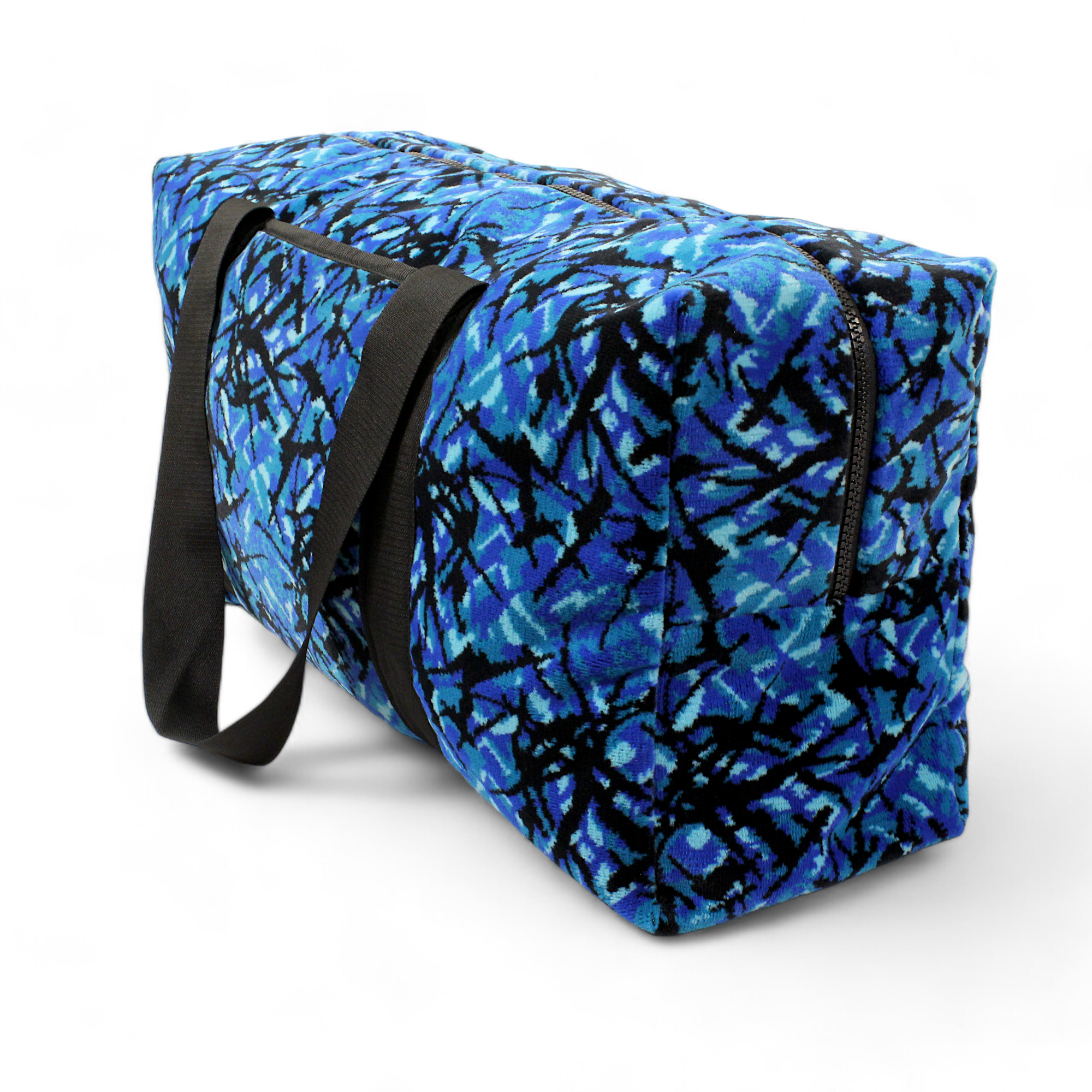 Weekend Bag Bussplysch Blå