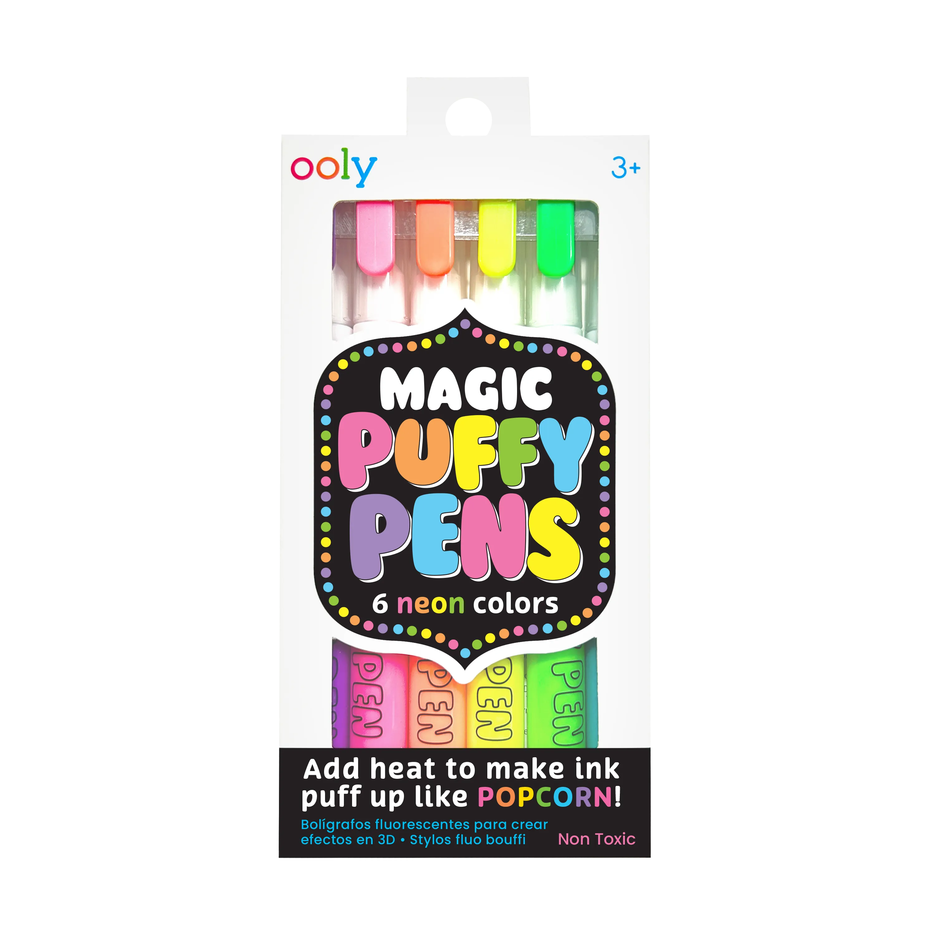 Magic Neon Puffy Pens