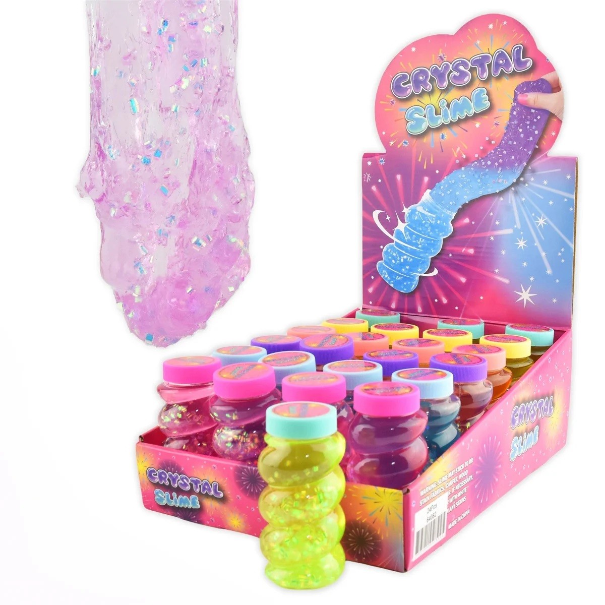 Kristall Slime - Slime screw swirly glitter