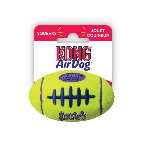 KONG Leksak AirDog Football Gul (Small)