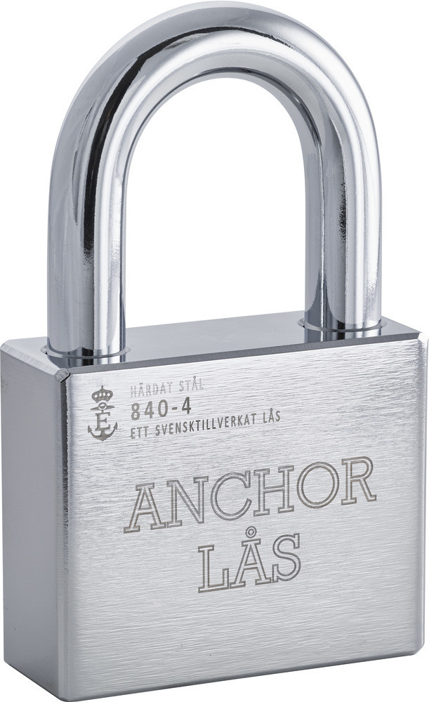 Hänglås 840-4 B50 oval tom ANCHOR LÅS