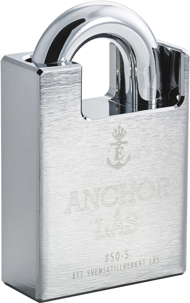 Hänglås 850-5 B27 löstagbar bygel oval tom ANCHOR LÅS