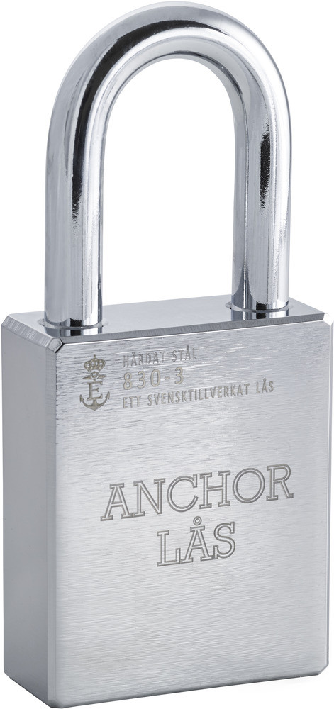 Anchor Hänglås 830-3 Klass 3 (50mm XL Ja Nej Nej) ANCHOR LÅS