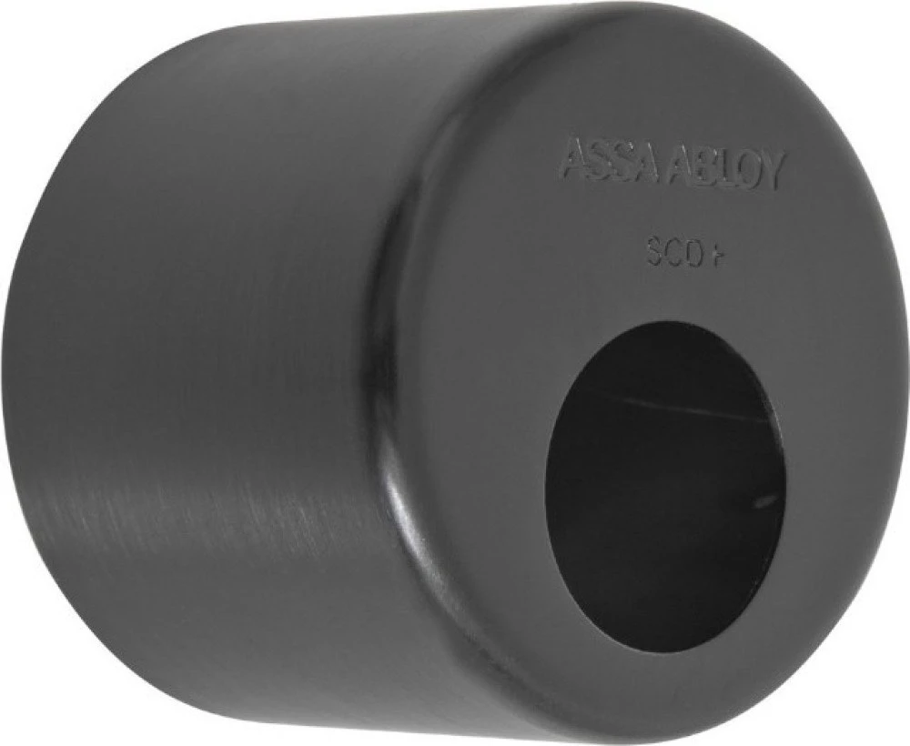 Assa cylinderhylsa rund (Svart) Assa abloy