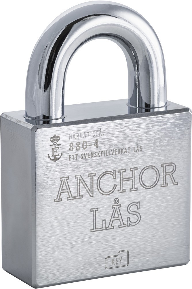Hänglås 880-4 (27mm) ANCHOR LÅS