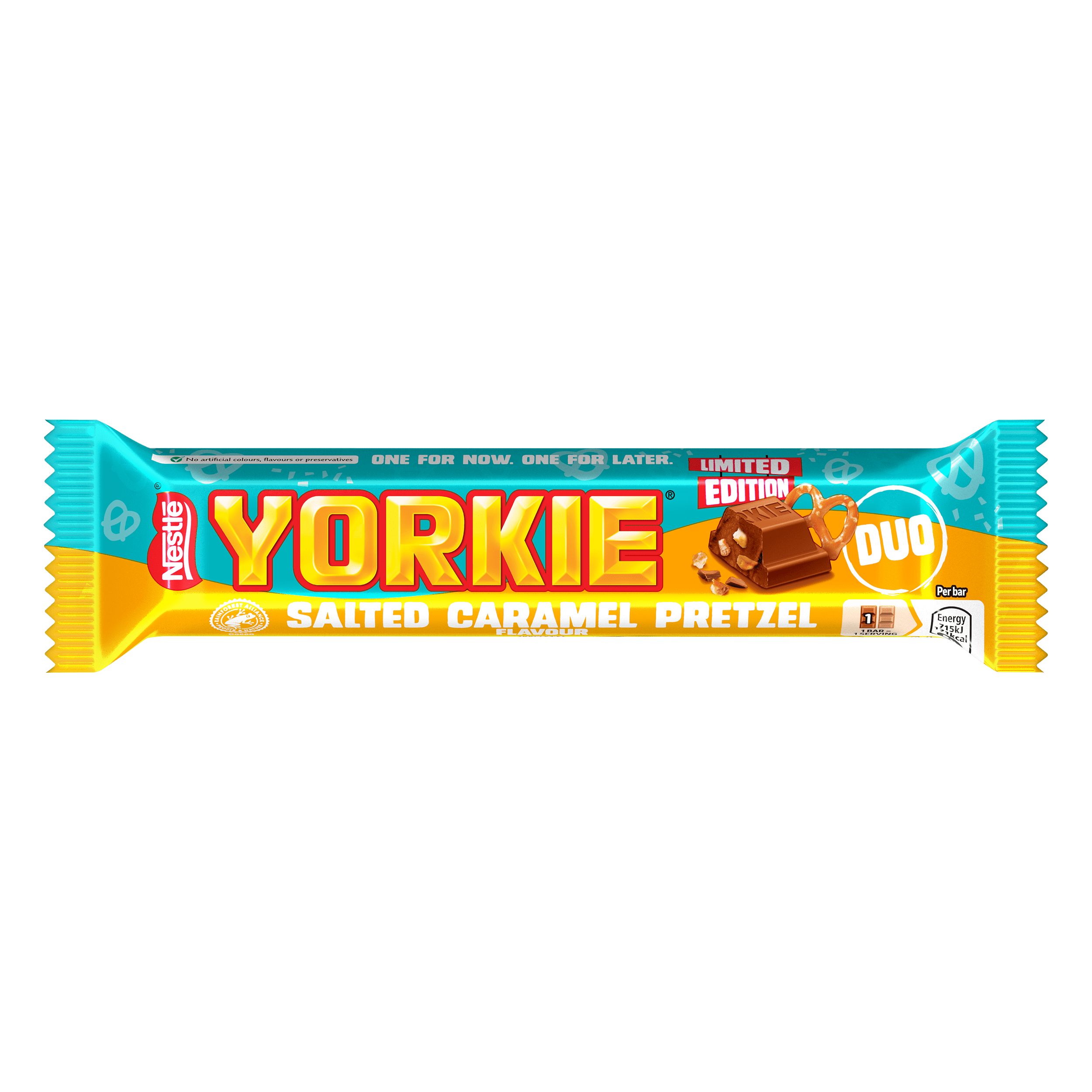 Yorkie Duo Salted Caramell Pretzel 24 units/case