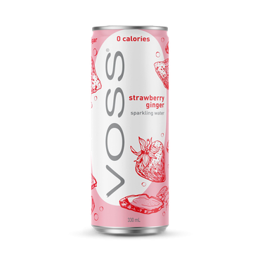 Voss Water Strawberry Ginger  330ml 10st/förp
