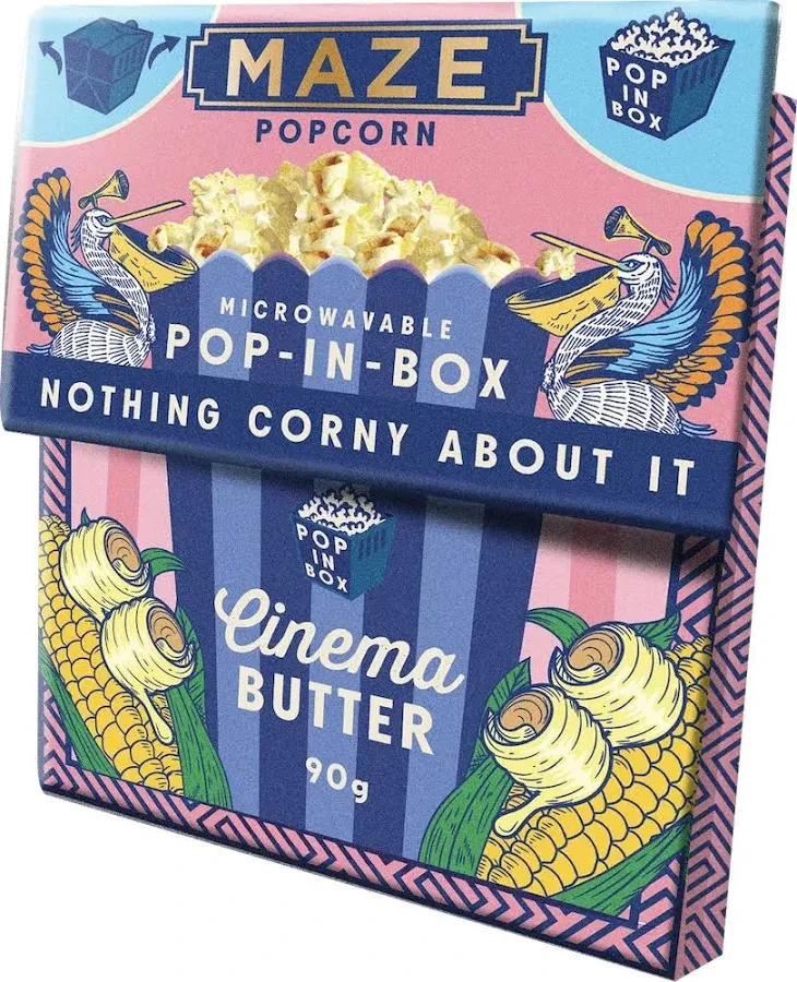 MAZE Pop-In-Box Cinema flavor 18 units/case