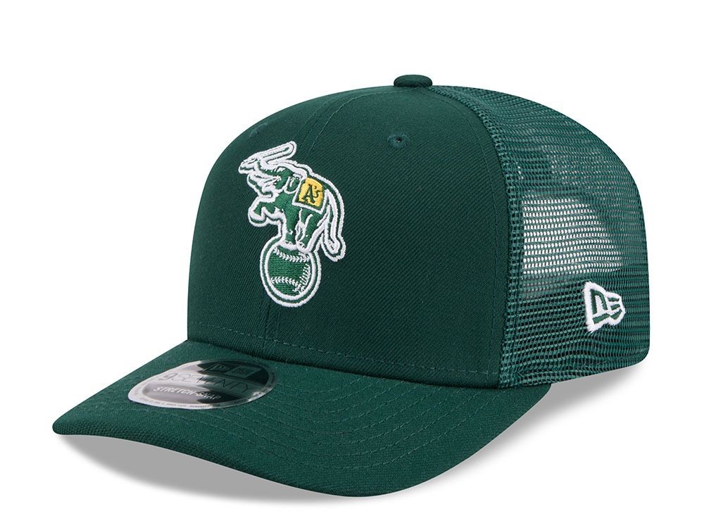 Grön Oakland Athletics 9SEVENTY truckerkeps från New Era – Retro
