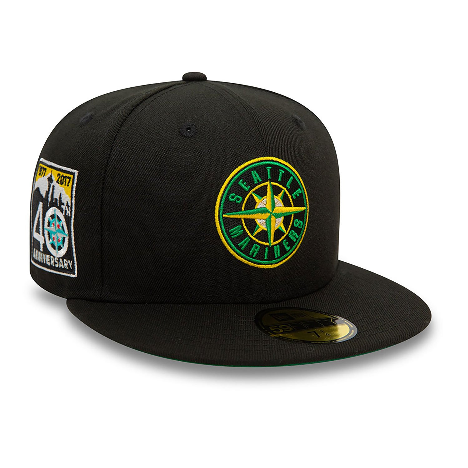 Seattle Mariners New Era 59FIFTY Cooperstown Black
