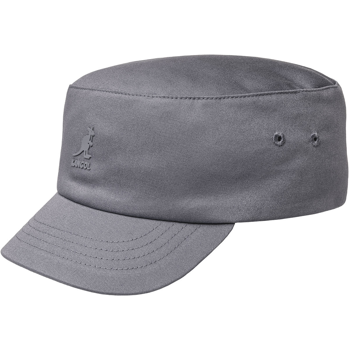 Kangol Stretch Fit Army-keps i charcoal med broderad logotyp