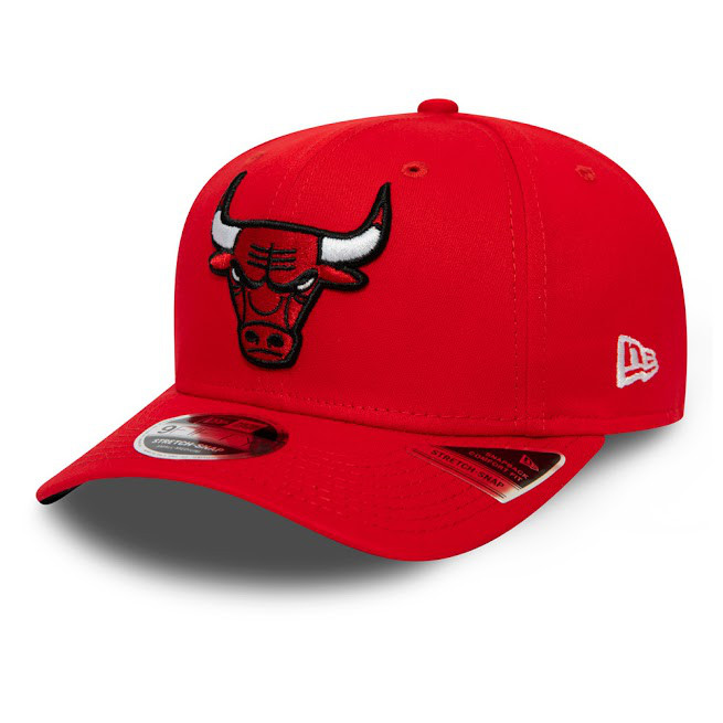 Chicago Bulls New Era 9FIFTY Stretch Snap Red Black