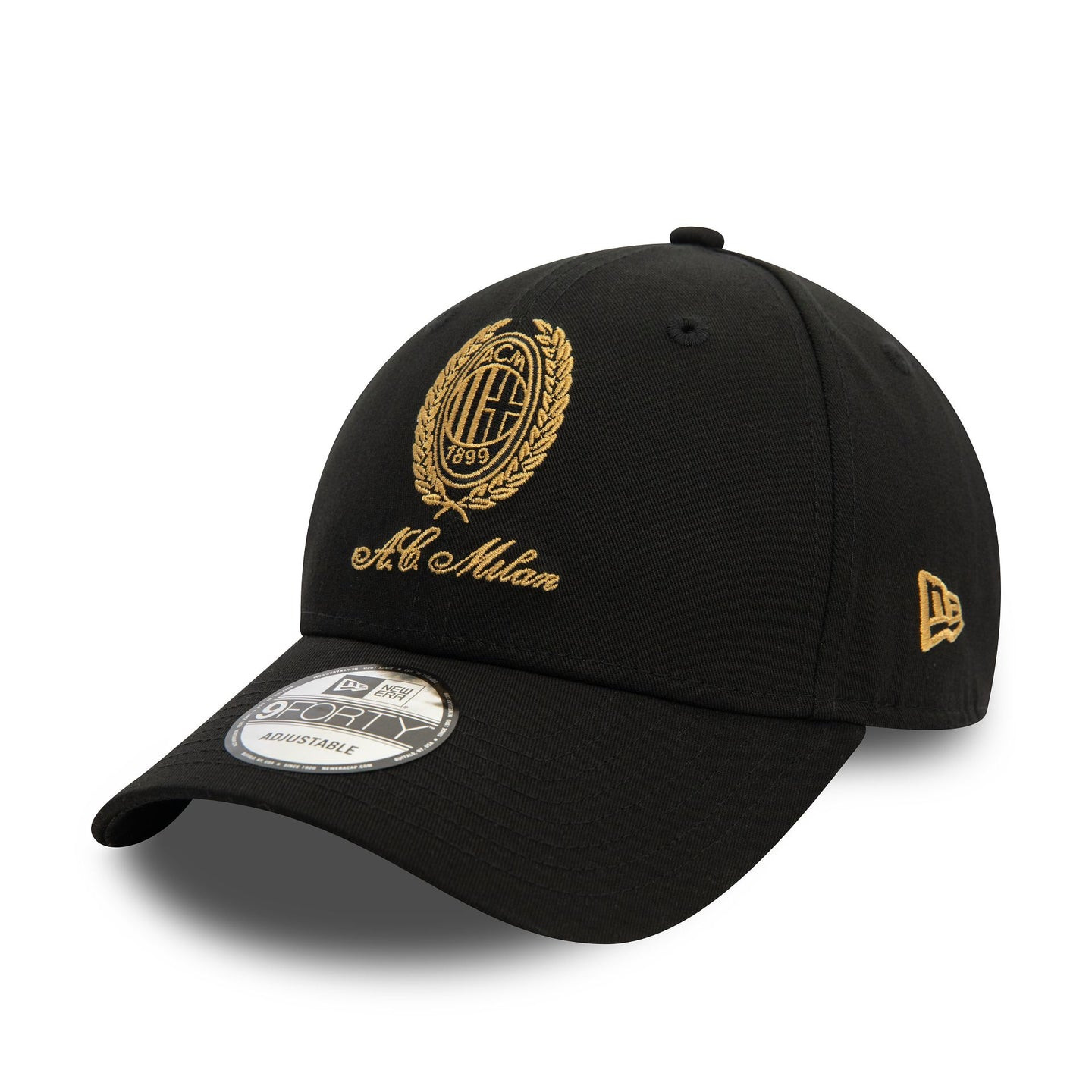 AC Milan New Era 9FORTY Heritage Gold Black