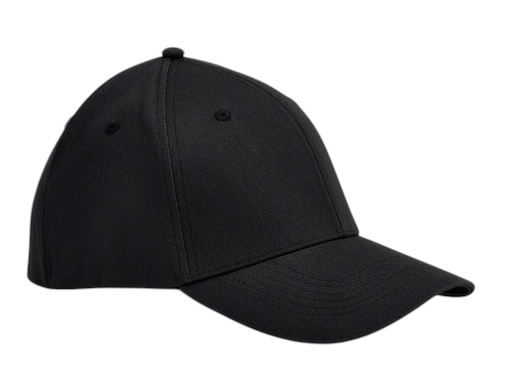 Svart stretchkeps från Beechfield, EarthAware Organic Cotton Stretch-Fit Cap