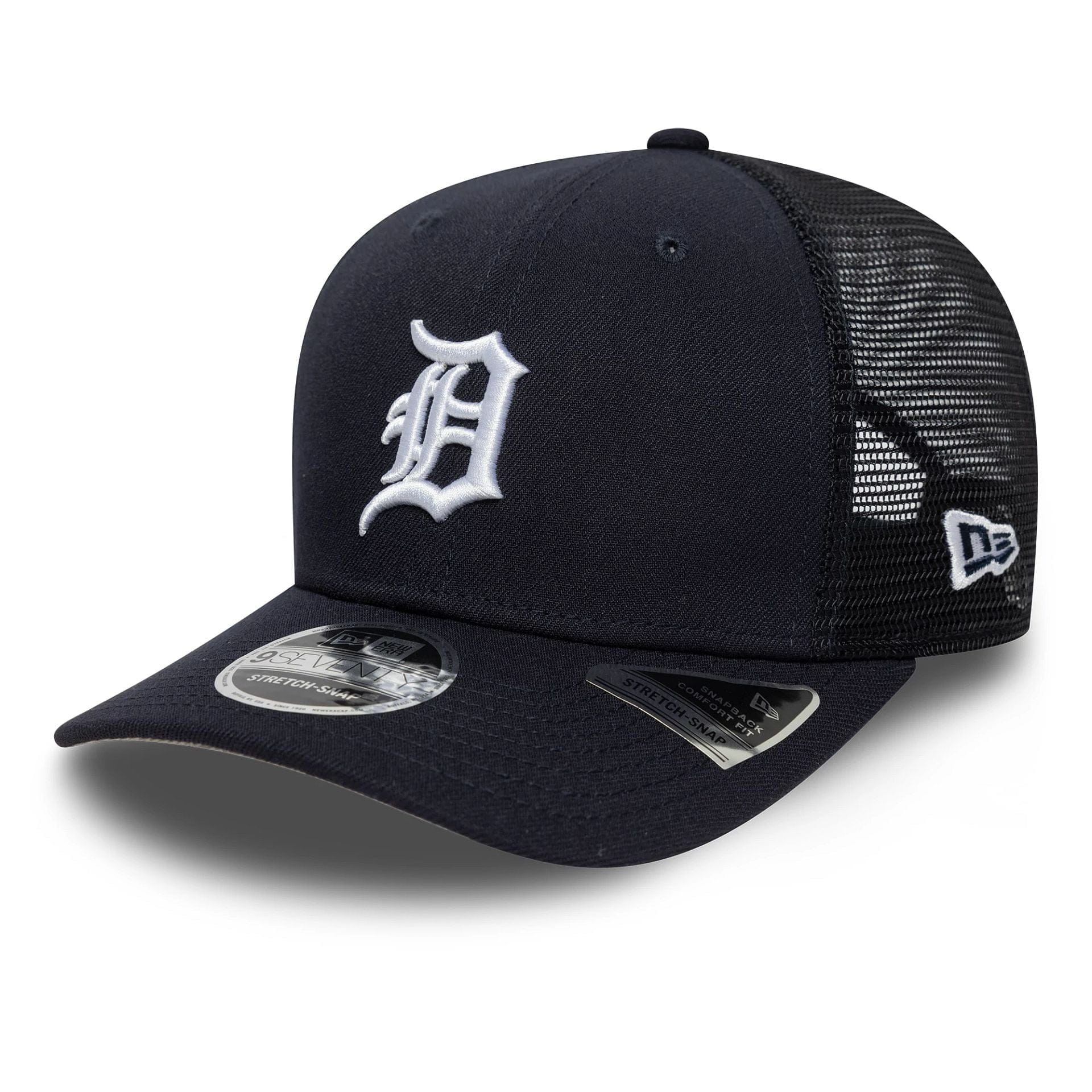 Marinblå Detroit Tigers 9SEVENTY truckerkeps från New Era