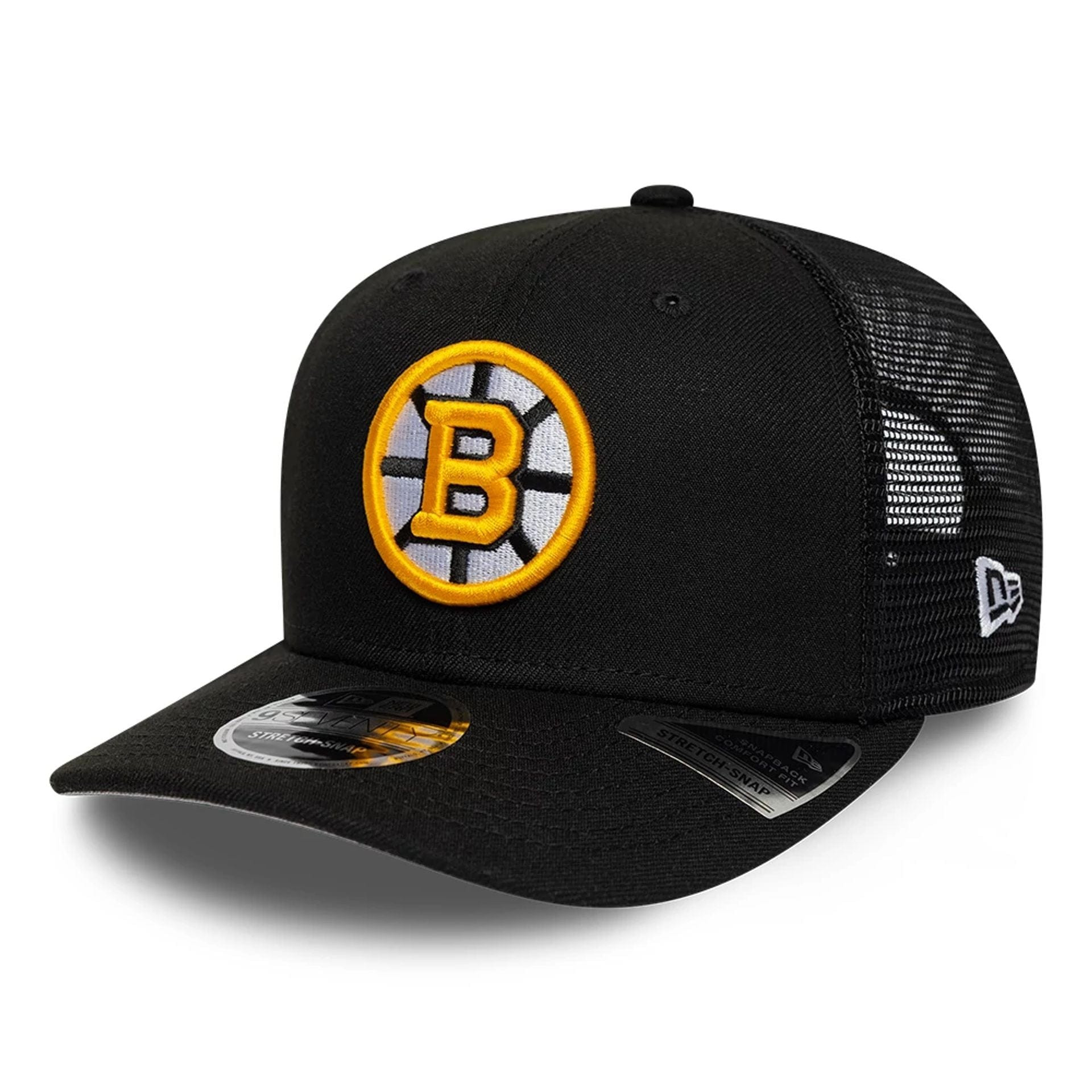 Svart Boston Bruins 9SEVENTY truckerkeps från New Era