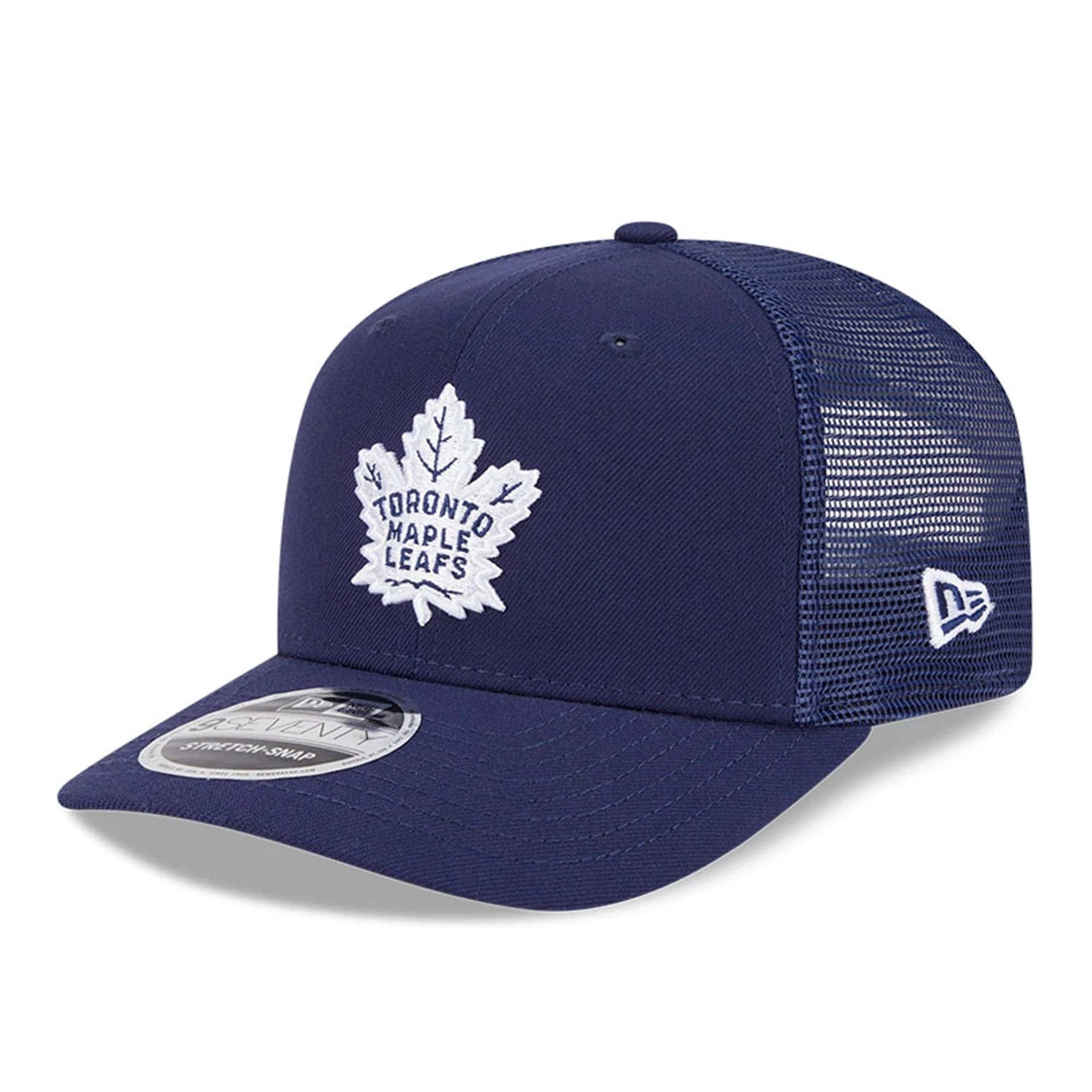 Marinblå Toronto Maple Leafs 9SEVENTY truckerkeps från New Era