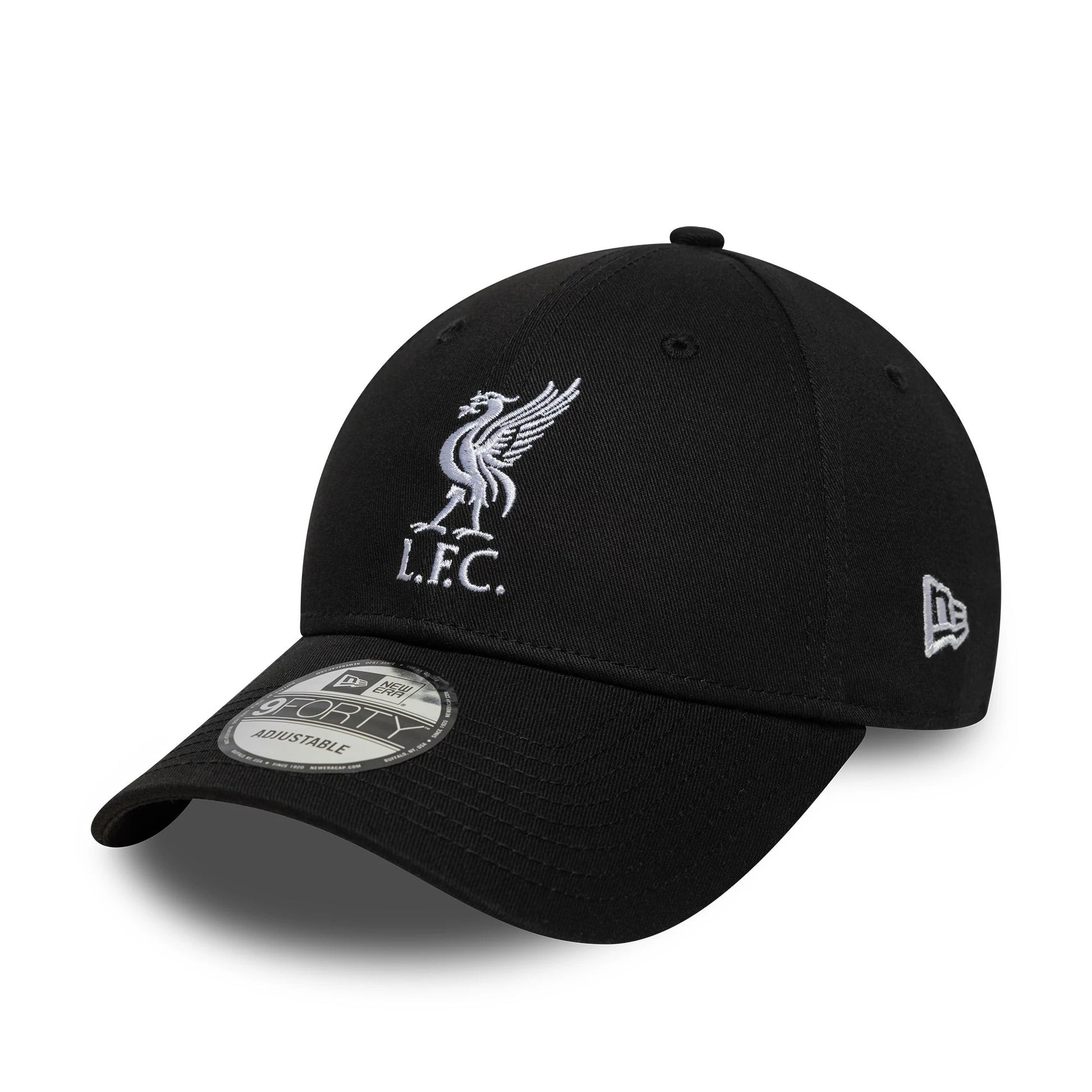 Liverpool FC 9FORTY Core New Era Black, keps med klubbmärke och böjd skärm